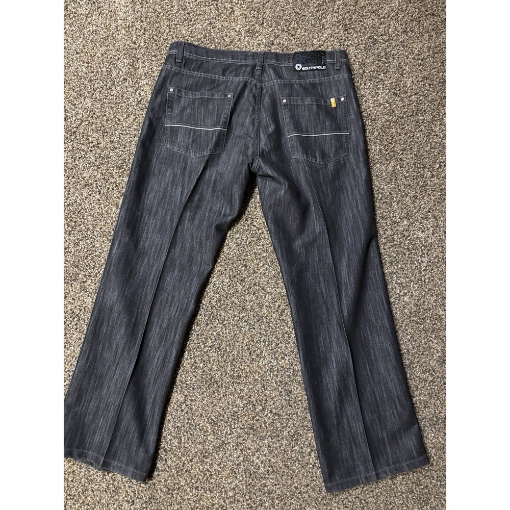 Southpole‎ 8180 Dark Blue Baggy Jeans Size 42x34 A8 - Picture 5 of 6
